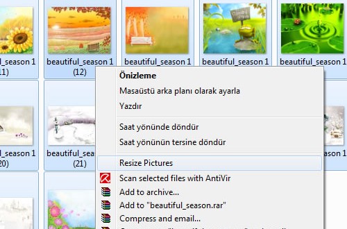 Windows 7 için Image Resizer Powertoy | Günlük Haftalık Aylık